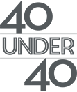 40 under 40 Logo